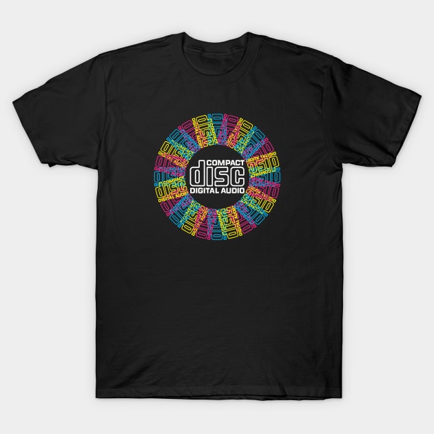 CD digital Audio T-Shirt by sinewave_labs